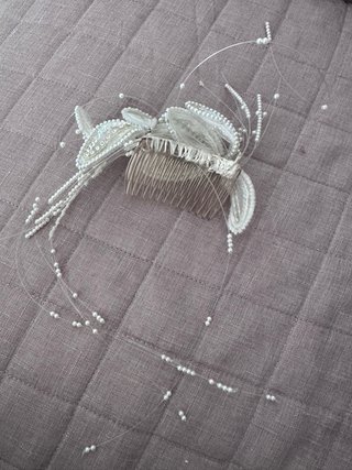Fermaglio Sposa Anni '80 Perle e Cristalli