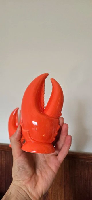 Garras de Caranguejo Cerâmica Laranja