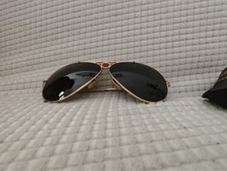 Gafas Ray-Ban Shooter Doradas Lente Verde