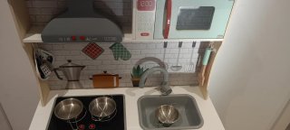 Cocinita infantil de madera