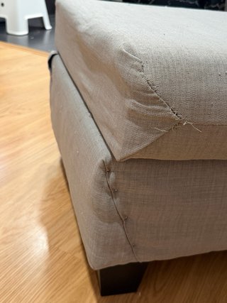Pouf divano grigio