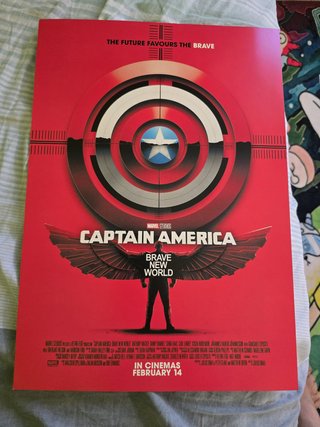 Póster Capitán América Brave New World