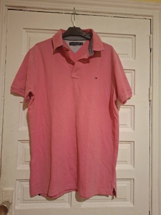 Camiseta Tommy Hilfiger Rosa Talla XL