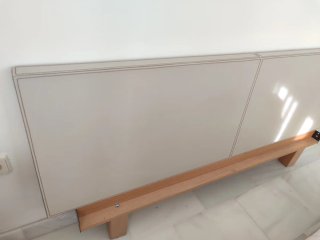 Cabecero Cama 1,50 Madera Beige