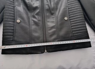 Chaqueta de cuero Vero Moda Negra