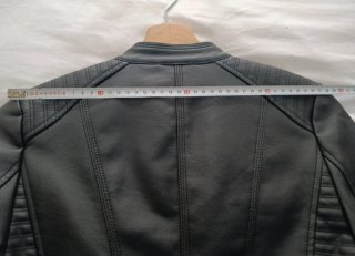 Chaqueta de cuero Vero Moda Negra