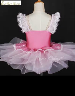 Vestido Ballet Niña ZeeBeeKeen Rosa Talla Única