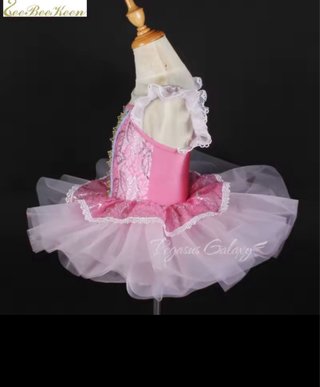 Vestido Ballet Niña ZeeBeeKeen Rosa Talla Única