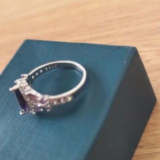 Anillo Plata 925 Morado