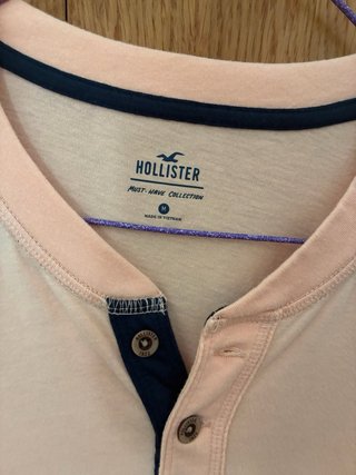 Camiseta Hollister Naranja Talla M