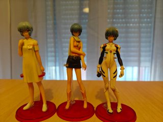 Figuras Evangelion Colección Rei Ayanami.