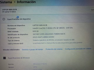 Portátil HP Laptop 15-da0091ns
