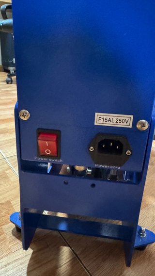 Prensa Térmica Sublimación y Vinilos Azul