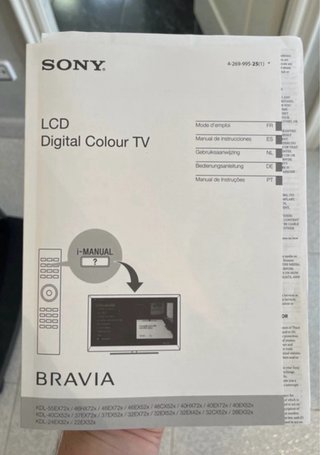 TV Sony Bravia Negra