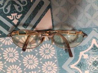 Gafas con logo  Versace Doradas y Marrones