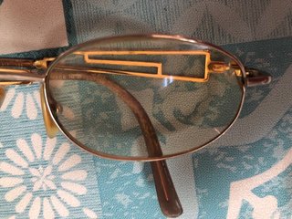 Gafas con logo  Versace Doradas y Marrones