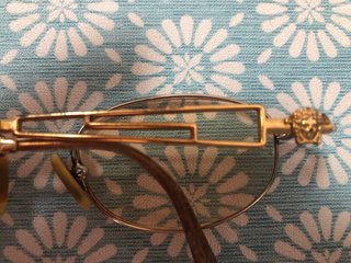 Gafas con logo  Versace Doradas y Marrones