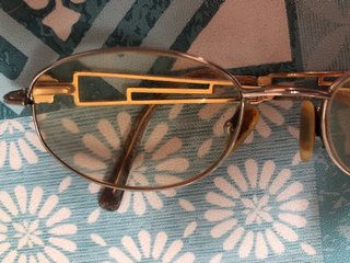 Gafas con logo  Versace Doradas y Marrones