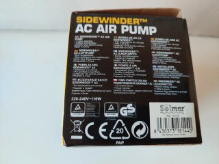 Inflador Eléctrico Negro