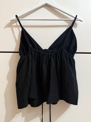 Top Zara Negro Tirantes