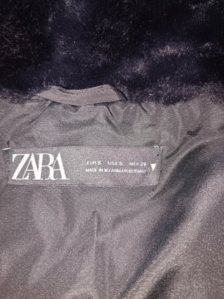 Plumífero acolchado Zara Negro