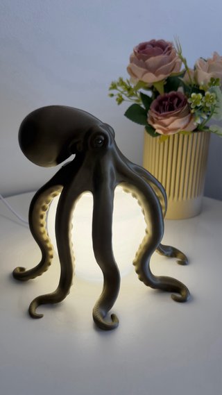 Candeeiro Polvo Design Moderno