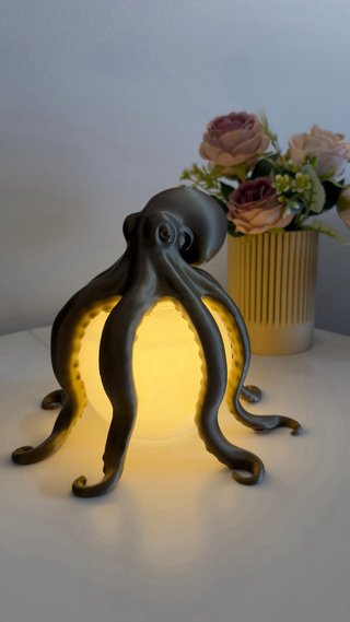 Candeeiro Polvo Design Moderno