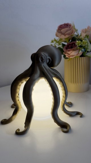 Candeeiro Polvo Design Moderno