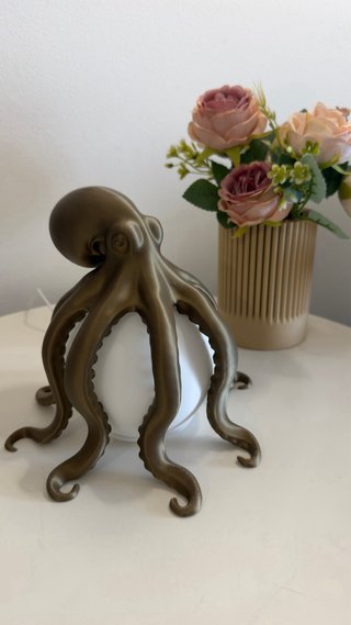 Candeeiro Polvo Design Moderno