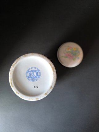 Pote 17cm Porcelana Encarnaçao Portugal