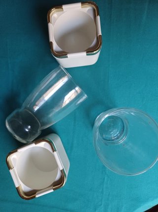 Bicchieri Cocktail Vintage con Supporto