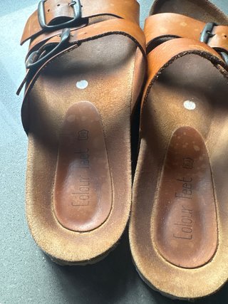 Sandalias Mujer Talla 39 Marrón