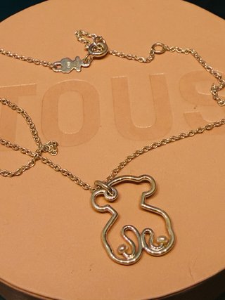 Collar Oso Tous Plata y Oro Sin Estrenar