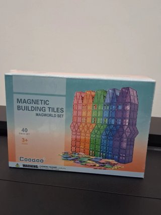 Coodoo Magnetic Building Tiles 40 Piezas