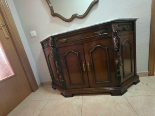 Recibidor Mármol y Espejo Madera 40€