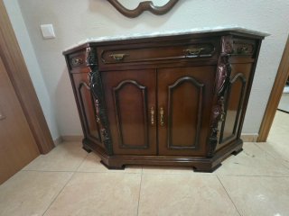 Recibidor Mármol y Espejo Madera 40€