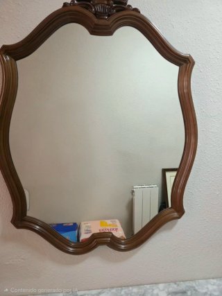 Recibidor Mármol y Espejo Madera 40€