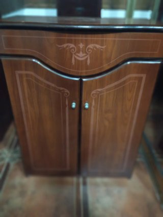 Mueble zapatero de madera