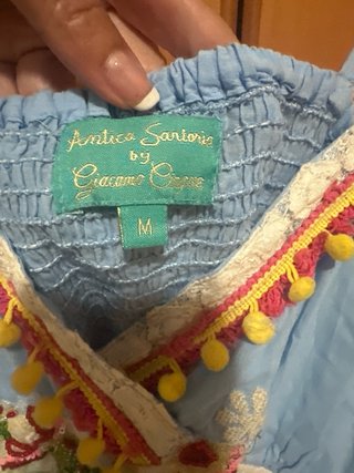 Vestido estilo ibicenco con bordados