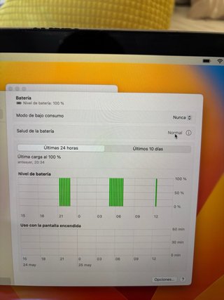 MacBook Pro 2017 13”. BATERÍA NUEVA 0 CICLOS