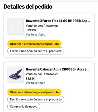 Cargador y accesorios aspiradora rowenta sin cable