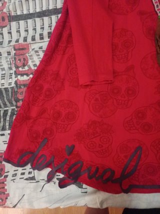 Vestido niña Desigual rojo