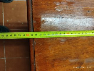 Mesa antigua madera plegable