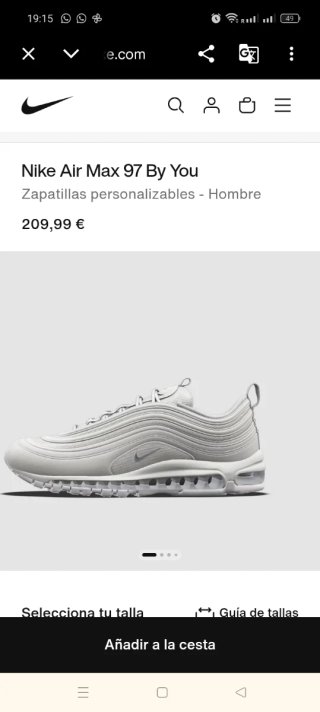 Nike Air Max 97 Talla 45