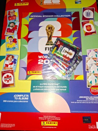 Comienzo Coleccion Panini FIFA 2026: Album + 4 sob