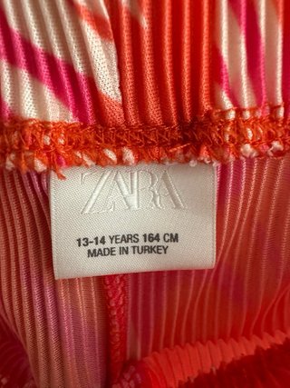 Pantalón ancho estampado Zara 13-14 años