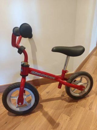 Bicicleta equilibrio Chicco Red Bullet con timbre