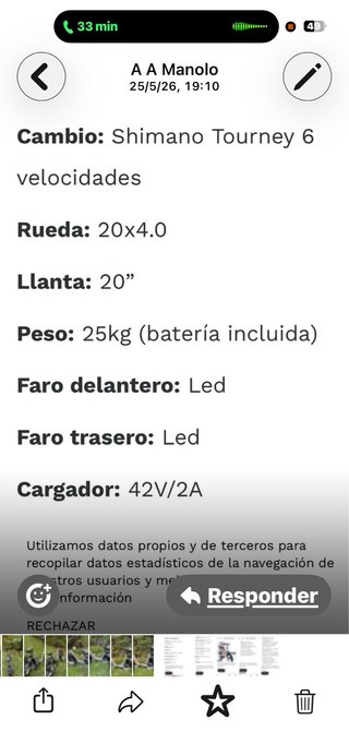 Bicicleta eléctrica plegable