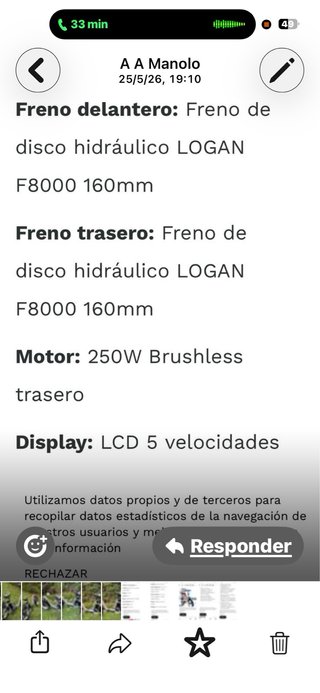 Bicicleta eléctrica plegable