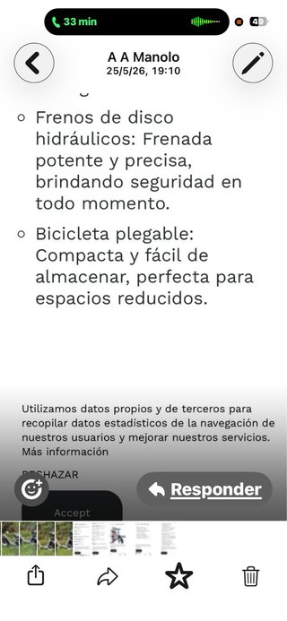 Bicicleta eléctrica plegable